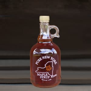 New York Pure Maple Syrup Glass Liter 312