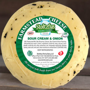Sour Cream & Onion Cheese Wheel 10 lb 245